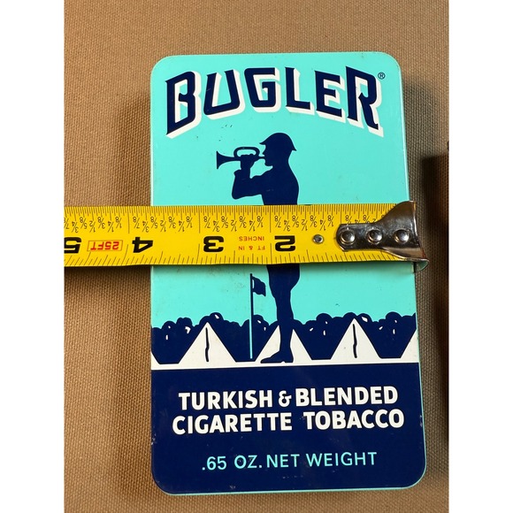 Vintage Prince Albert Crimp Cut Tobacco Tin & Bugler Cigarette Tobacco Tin - Picture 2 of 12